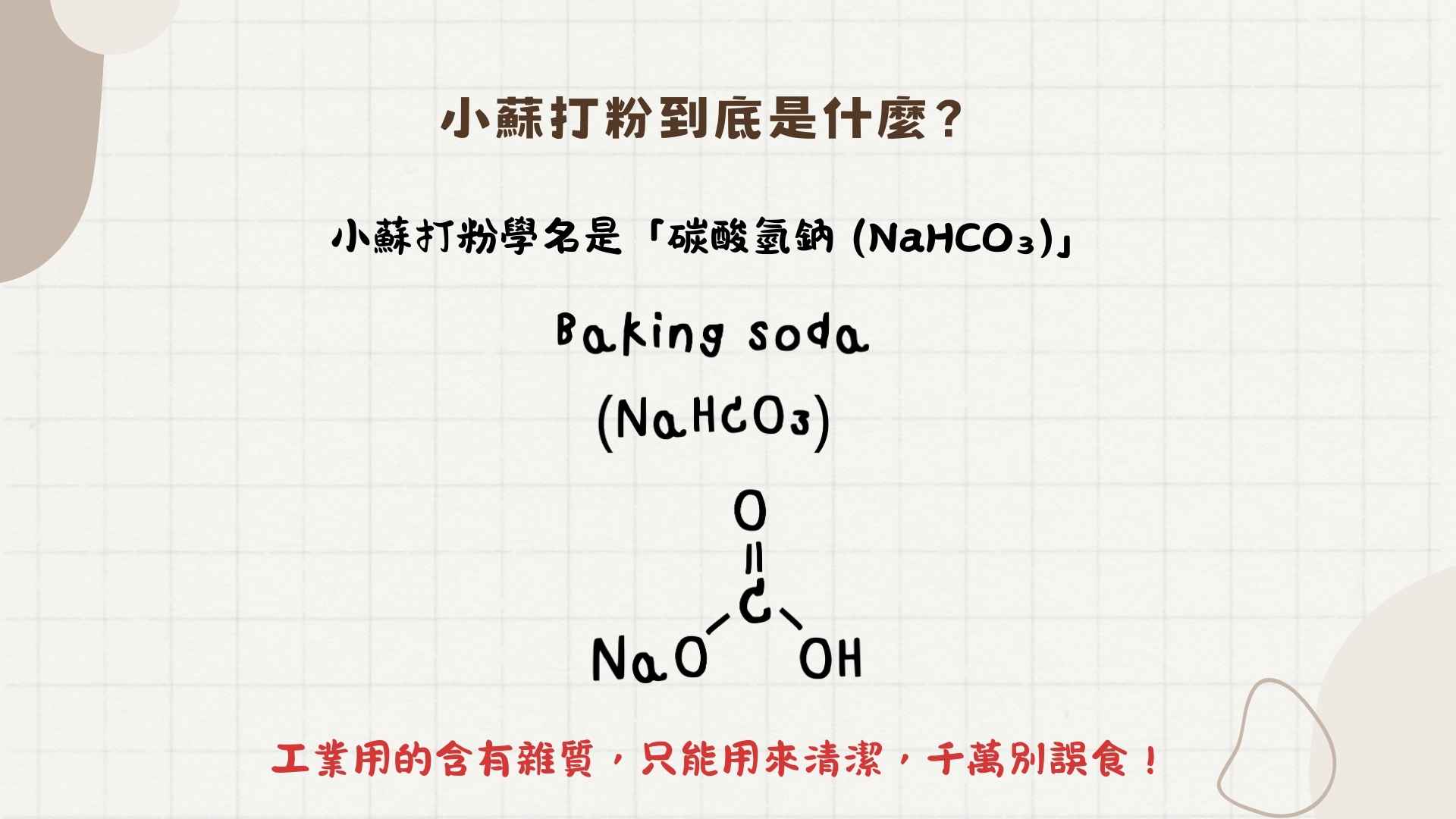 小蘇打粉到底是什麼？真的那麼神奇嗎？